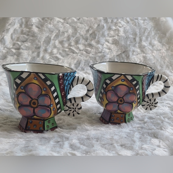Studio Designworks - Set of 2 Tea Cups With Saucers - Picture 8 of 16
